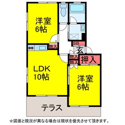 ｸﾞﾘｰﾝﾋﾙｽﾞ成田の物件間取画像